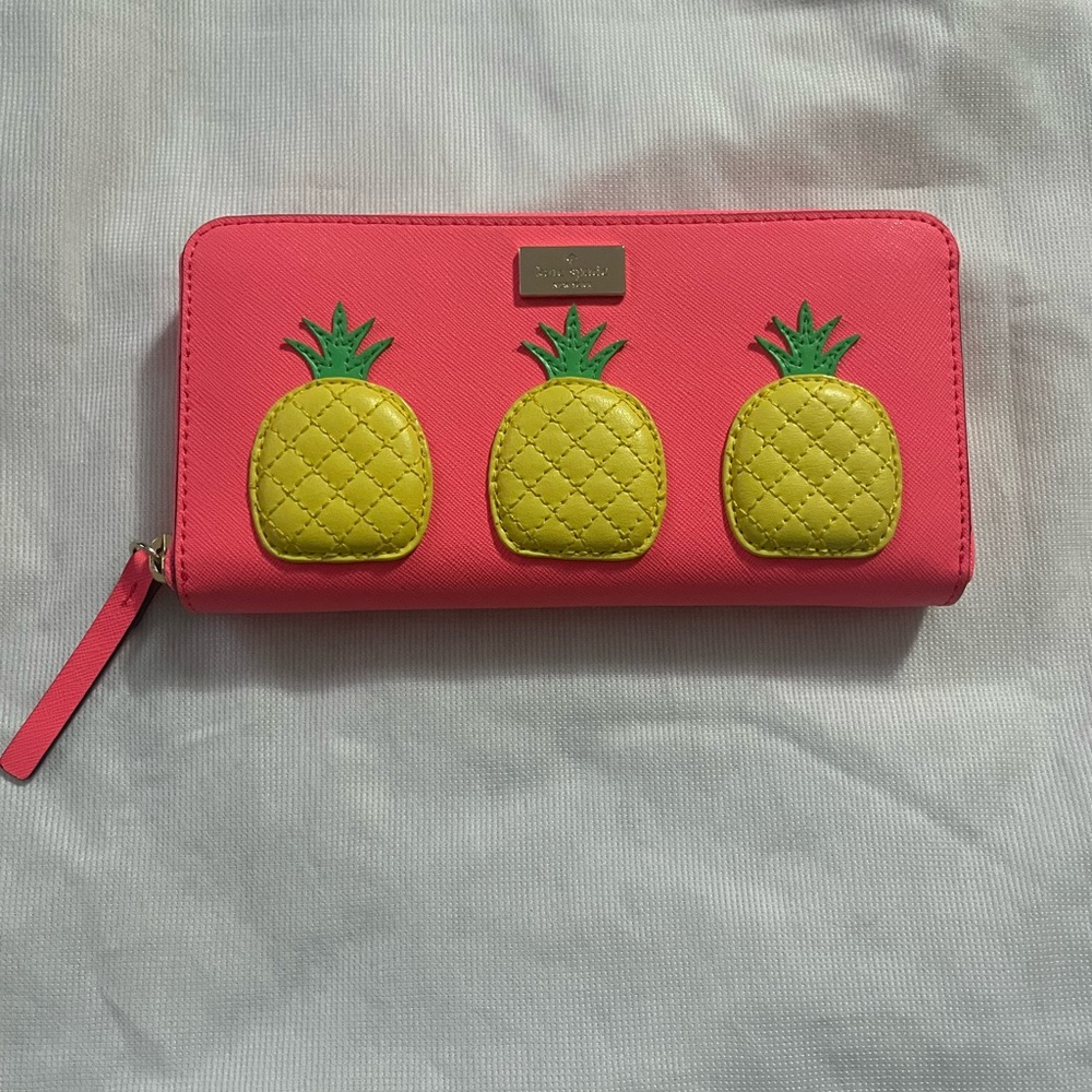 Kate Spade Pink Pineapple Wallet
